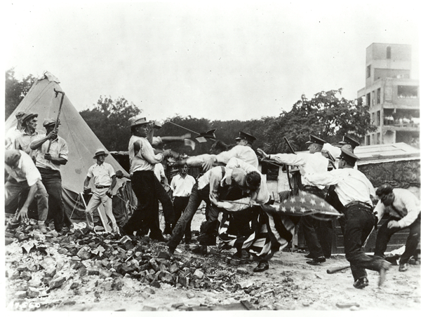 Bonus Army marchers photograph