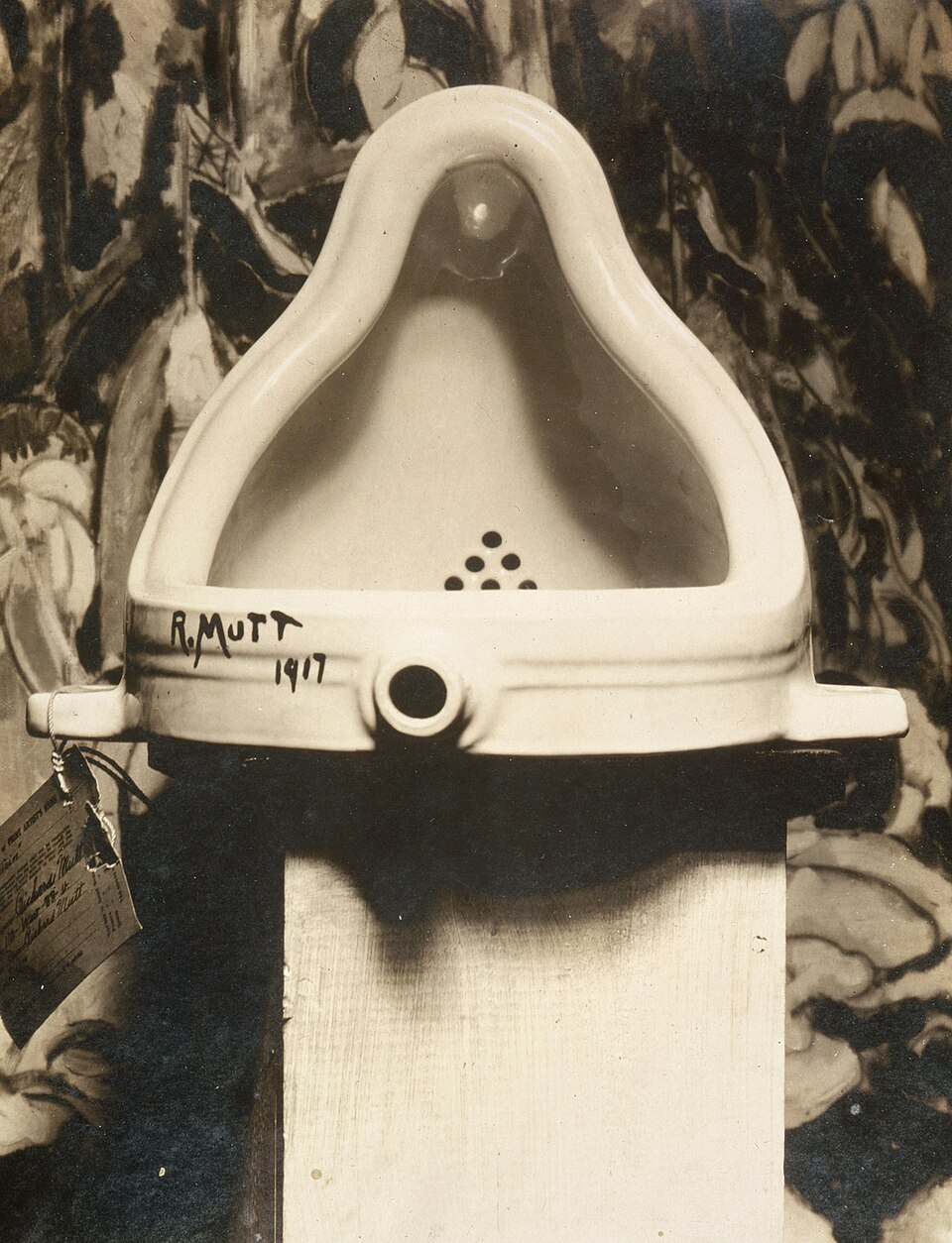 Marcel Duchamp Fountain photograph, a Dada readymade