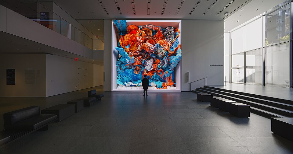 Refik Anadol installation Unsupervised